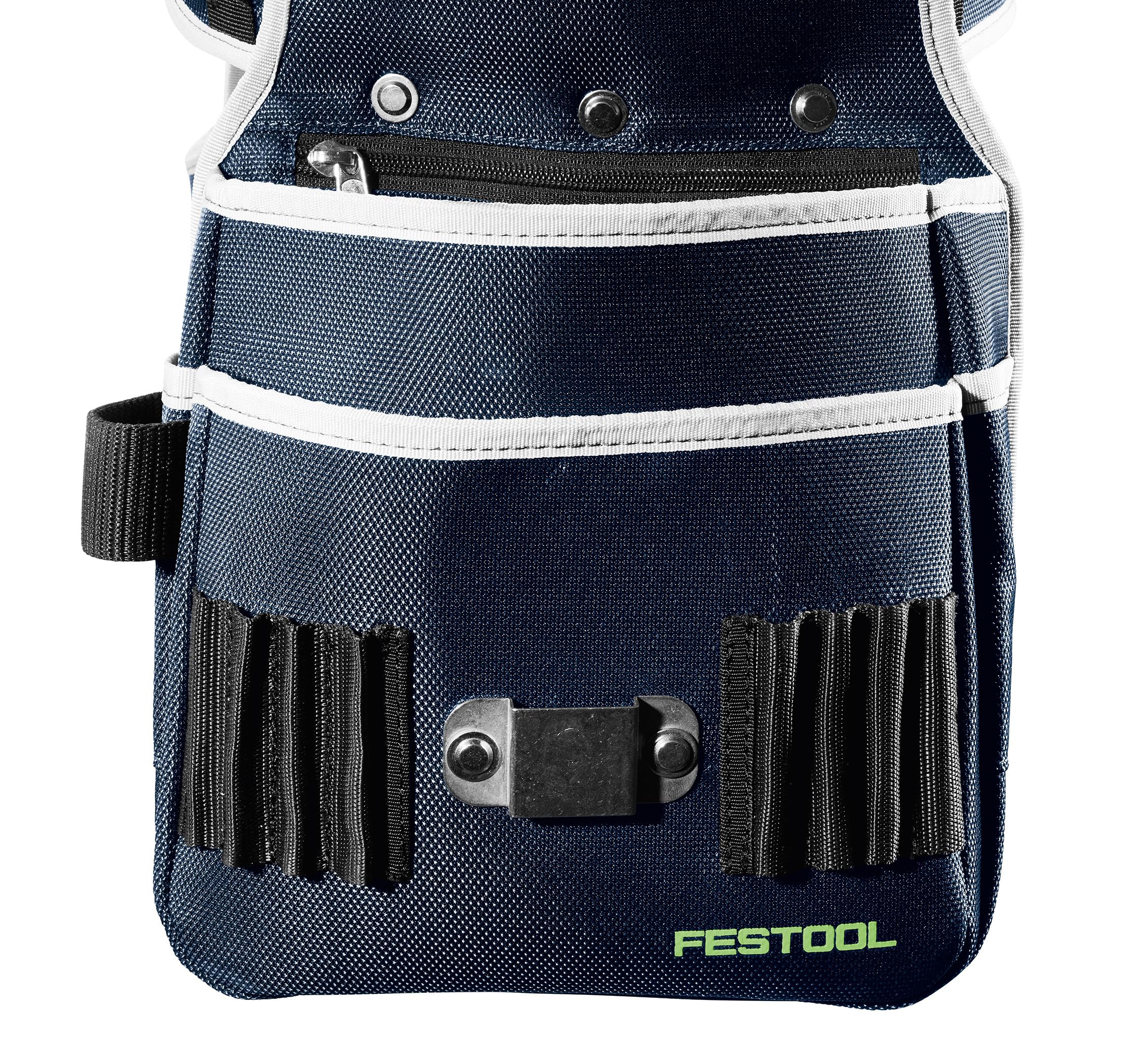 Festool TB-FT1 Ceinture Porte-Outils Professionnelle de Chantier | Système bretelles et ceinture - holster perceuse et pochette multi-poches - compatible accessoires TB Festool