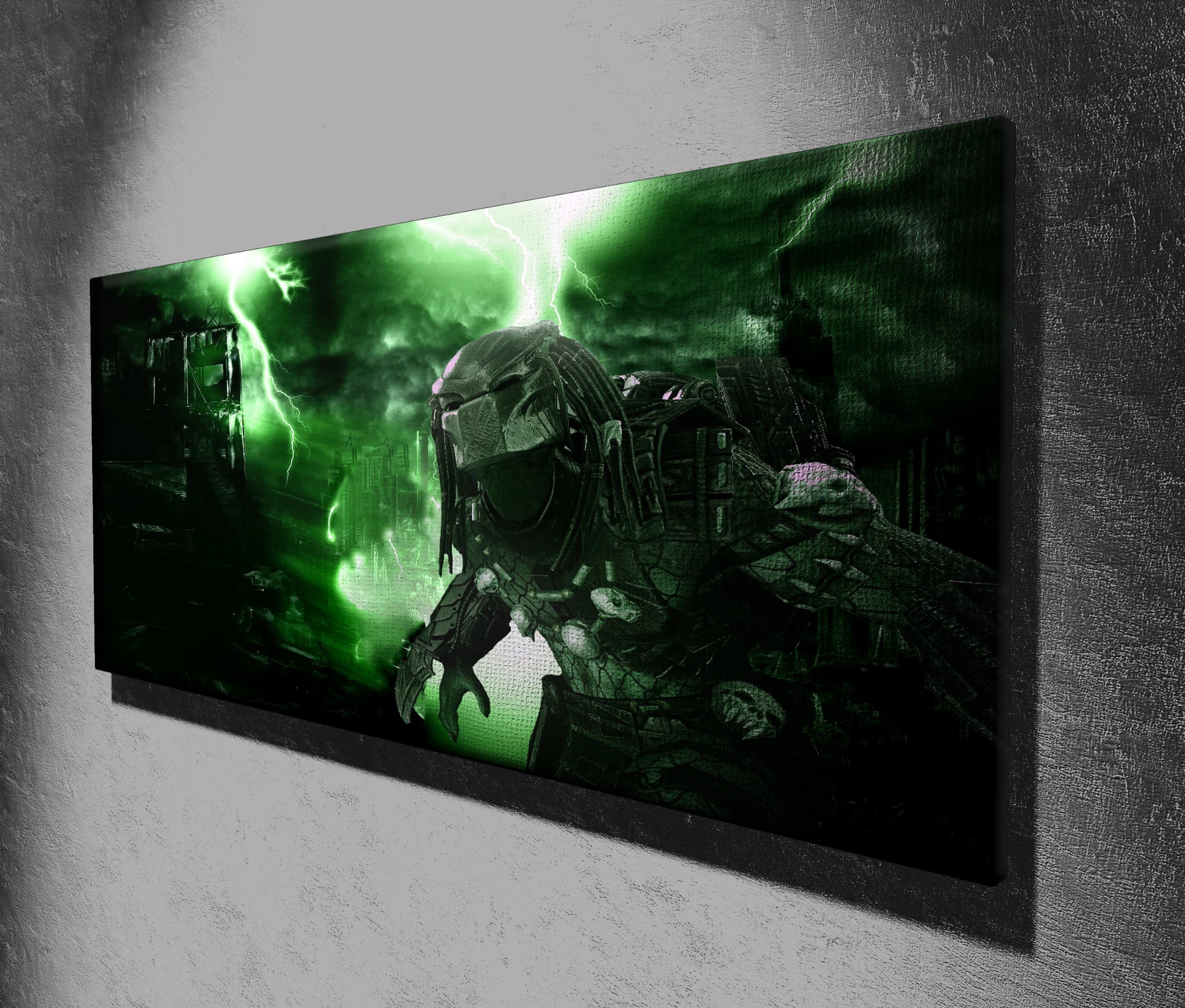Movie Canvas Prints Predator Panoramic Picture 50 x 20 inch Large Canvas Art Print Picture Poster, Ready To Hang New