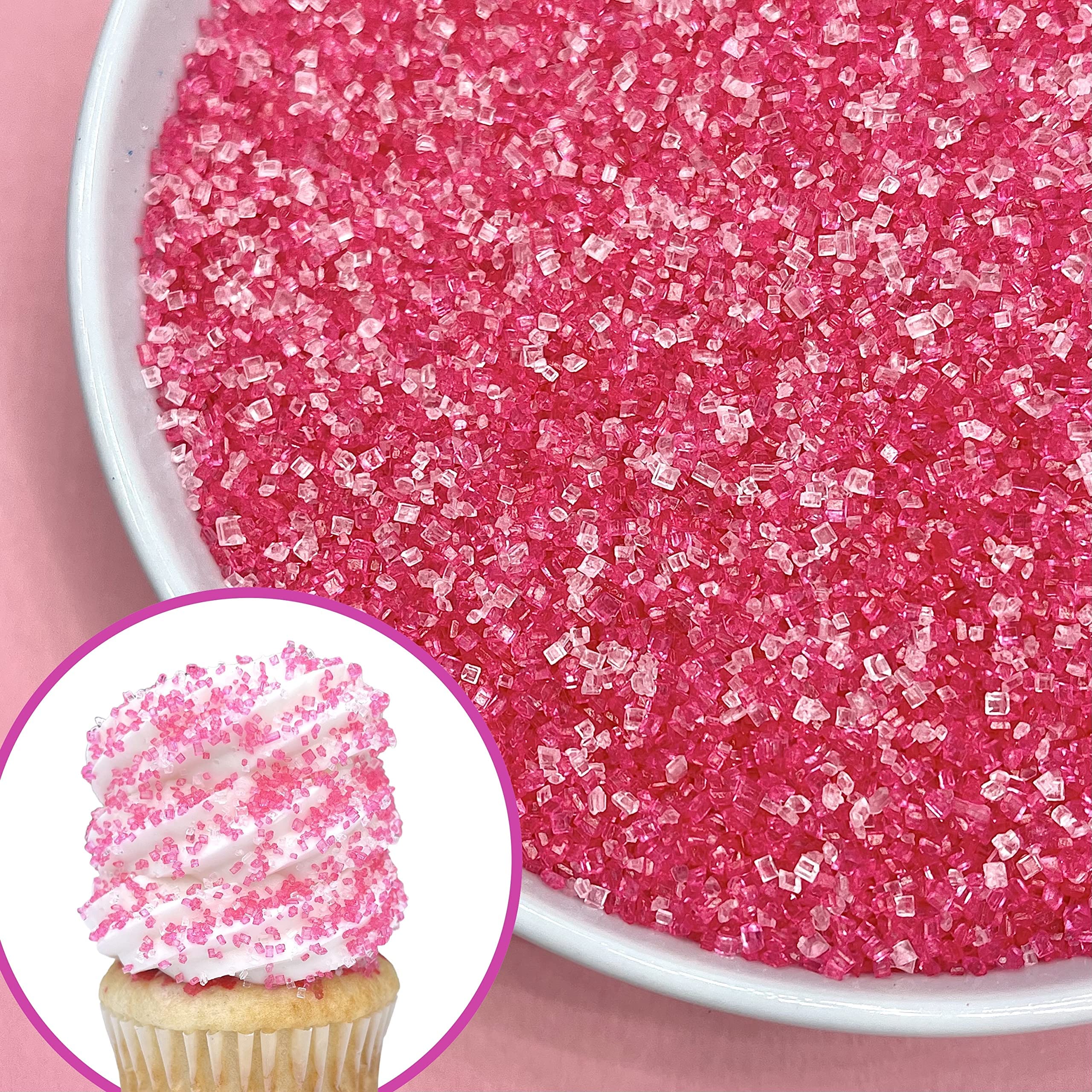 Manvscakes Sweetheart Sugar | Pink Sugar | Pink sprinkles | Valentine sprinkles