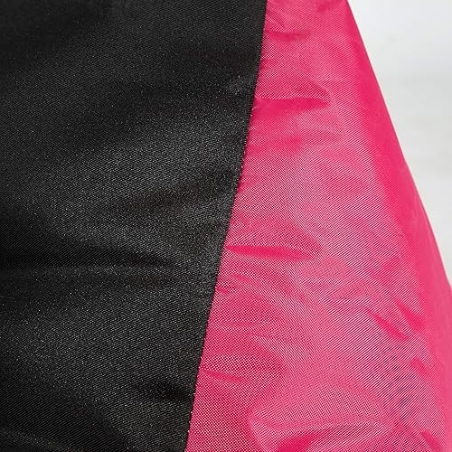 Miniatura 4 de Urban Shop Puf de lona estructurada, color rosa, grande