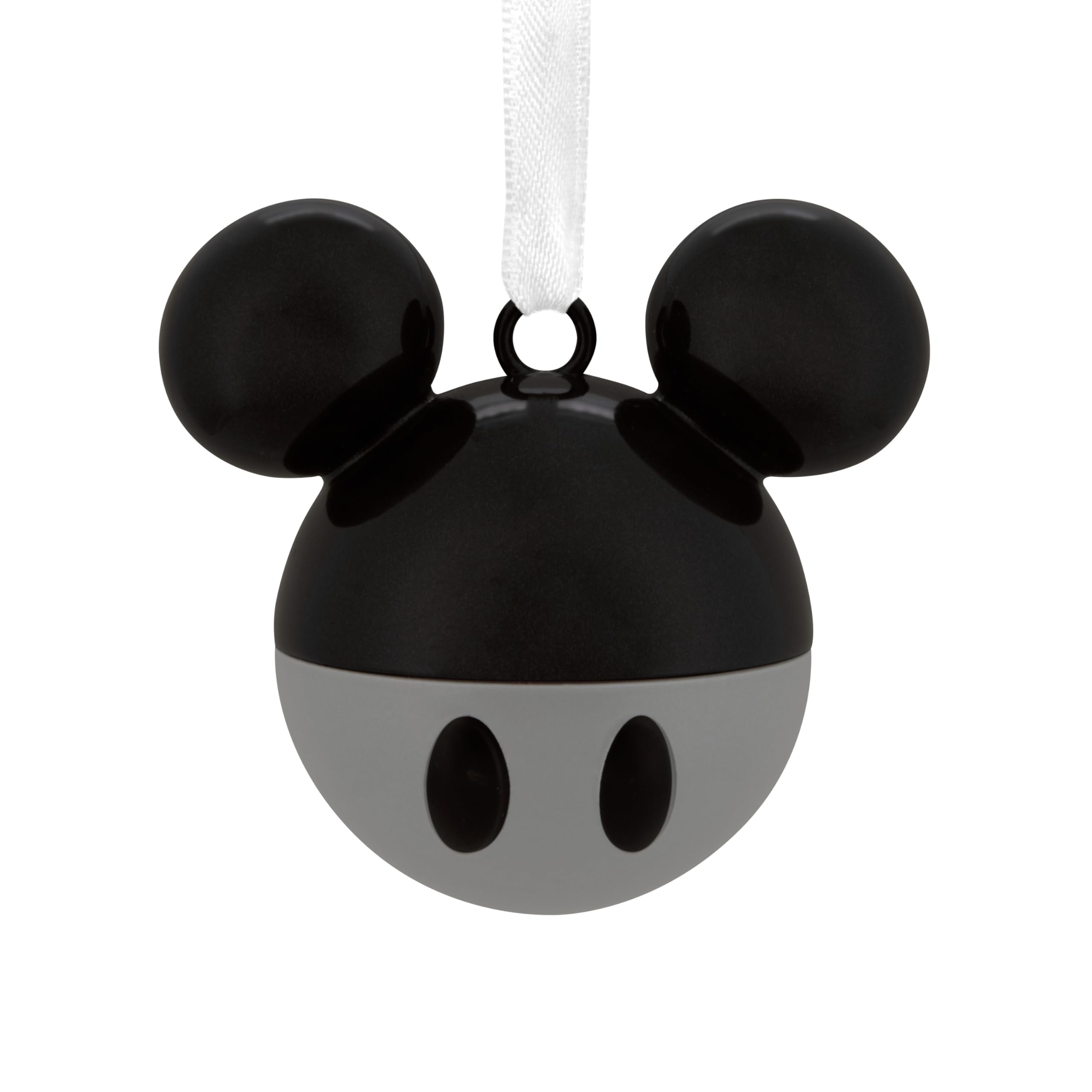 Hallmark 2024 Premium Metal Mickey Icon Black Disney Mickey Mouse Icon Black Christmas Ornament, Premium Metal