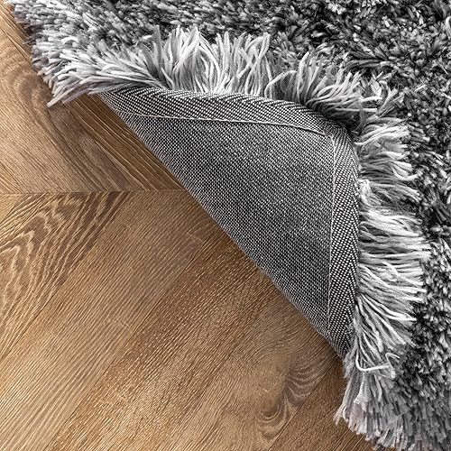 Miniatura 4 de nuLOOM Kristan - Alfombra de área copetuda a mano, 6 x 9 pies, color marfil