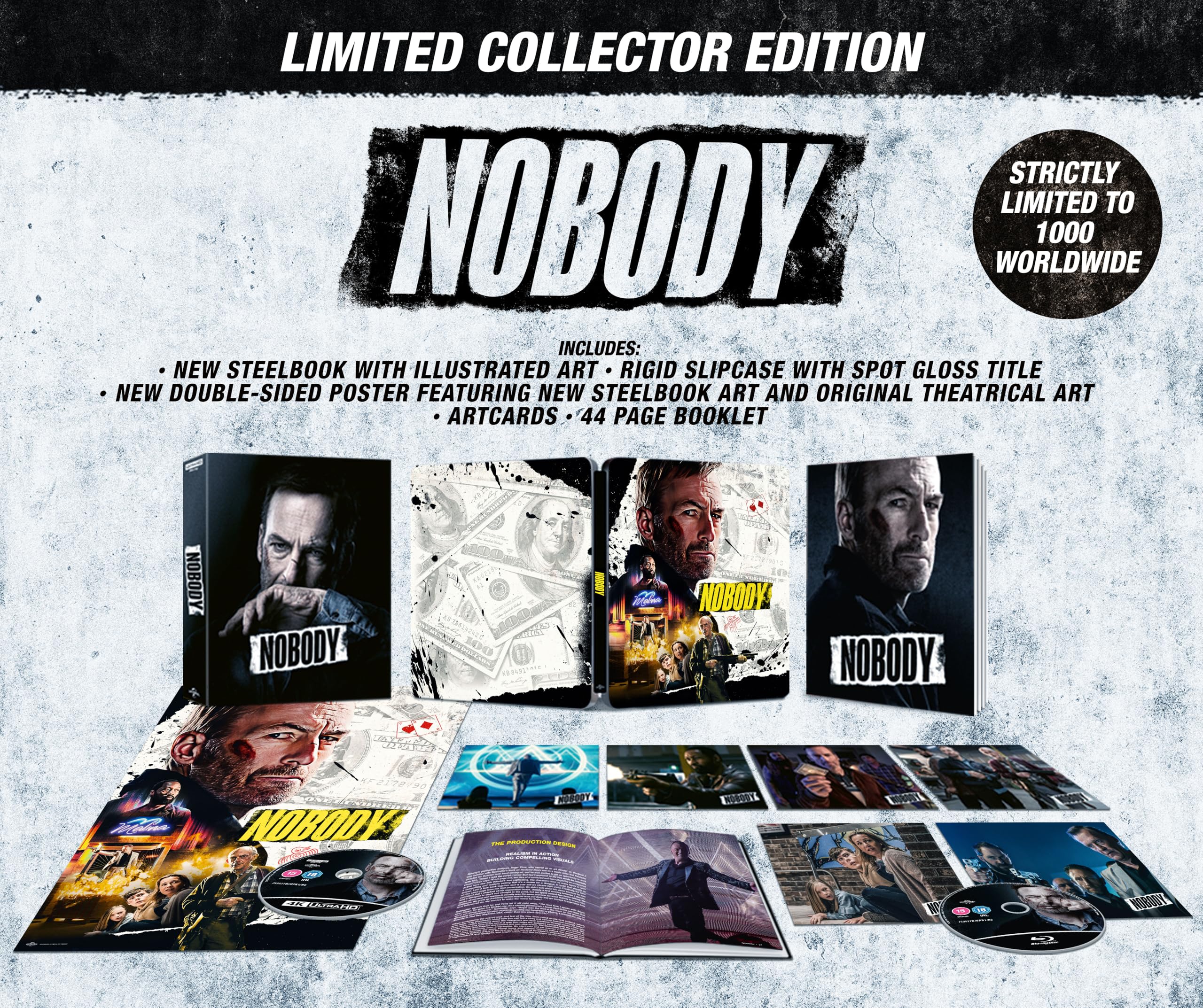 Nobody Collector's Edition [4K UHD & Blu-Ray] Limited Edition Steelbook [Region B]