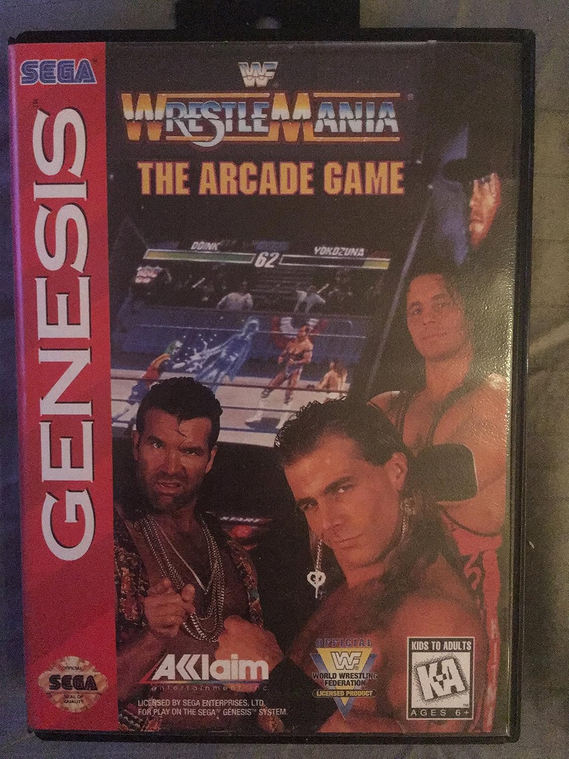 WWF WrestleMania The Arcade Game (Sega Genesis) (Renewed)