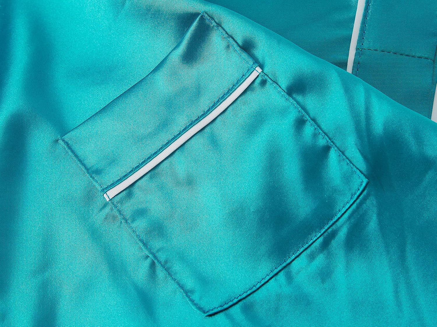 Topgal Satin Pajamas for Girls – Coat Style Silky Button Down PJ Set Size 6-16 - Image 5