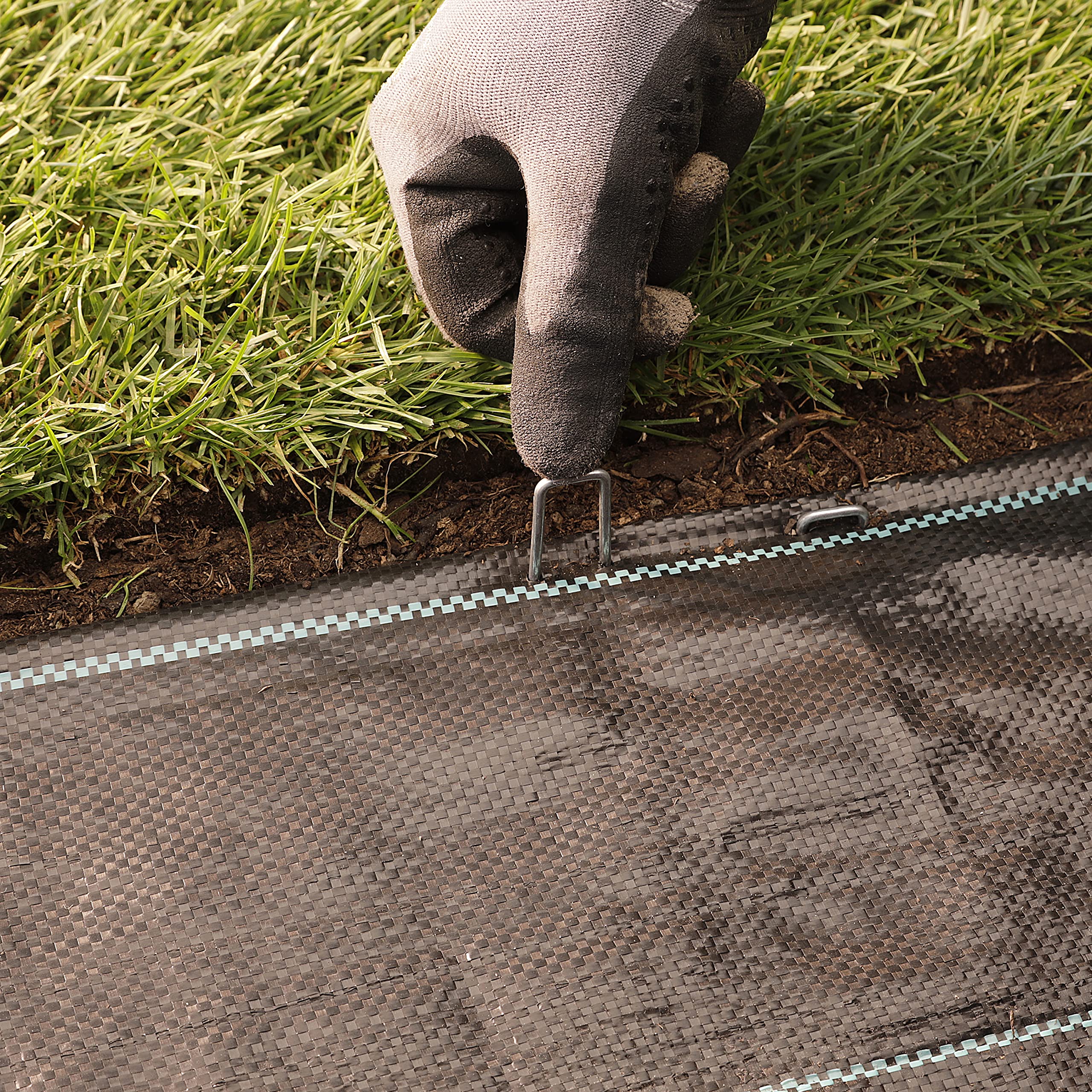 100 Picchetti Di Ancoraggio A Terra Resistenti Per Il Controllo Delle Erbacce Recinzione Da Giardino In Tessuto Non Tessuto 254200 Mm 82881557