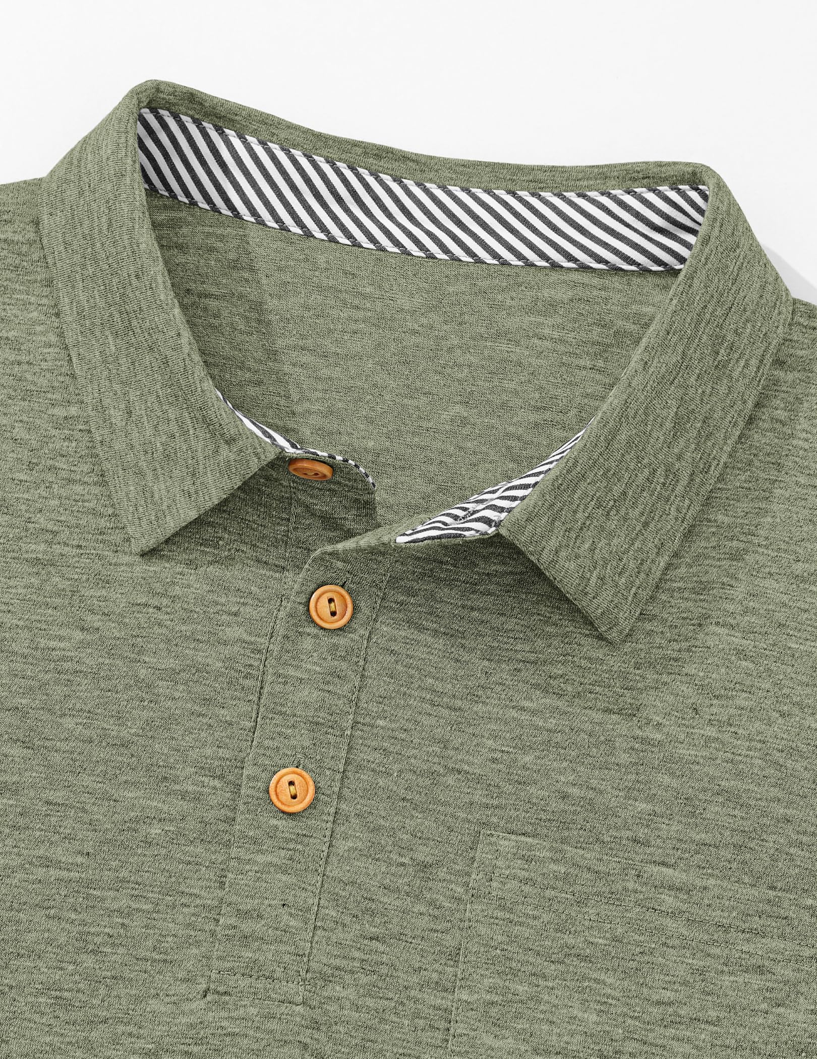 TARAINYA Poloshirt Herren Kurzarm Baumwolle | Atmungsaktiv,Brusttasche,Seitliche Schlitze am Saum,Bequemer Schnitt,Für Alltag & Golf,OEKO-TEX zertifiziert