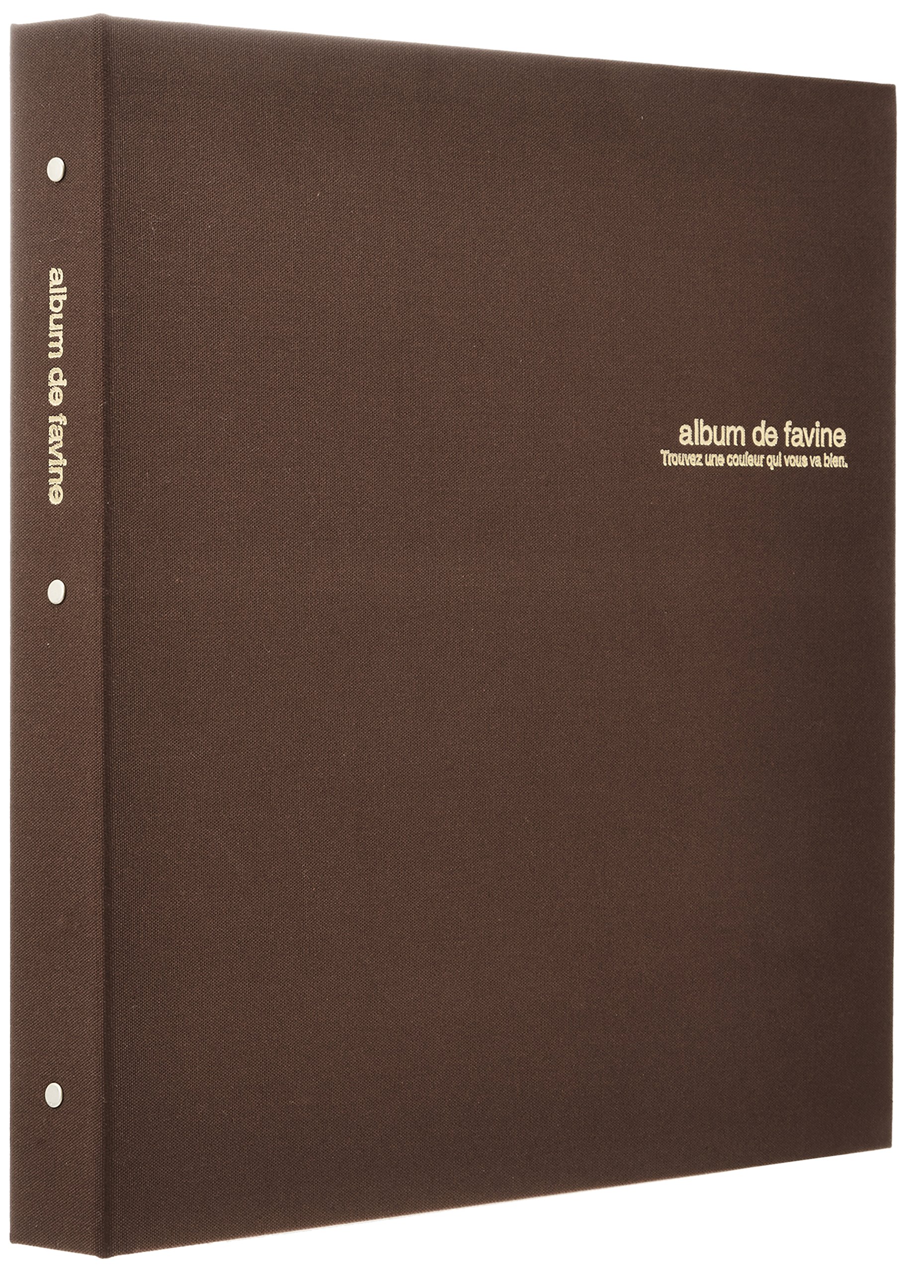 Nakabayashi Co., Ltd. Do~u Fabi Ne binder Type Albums L-size Brown A H-LY-251-S (japan import)