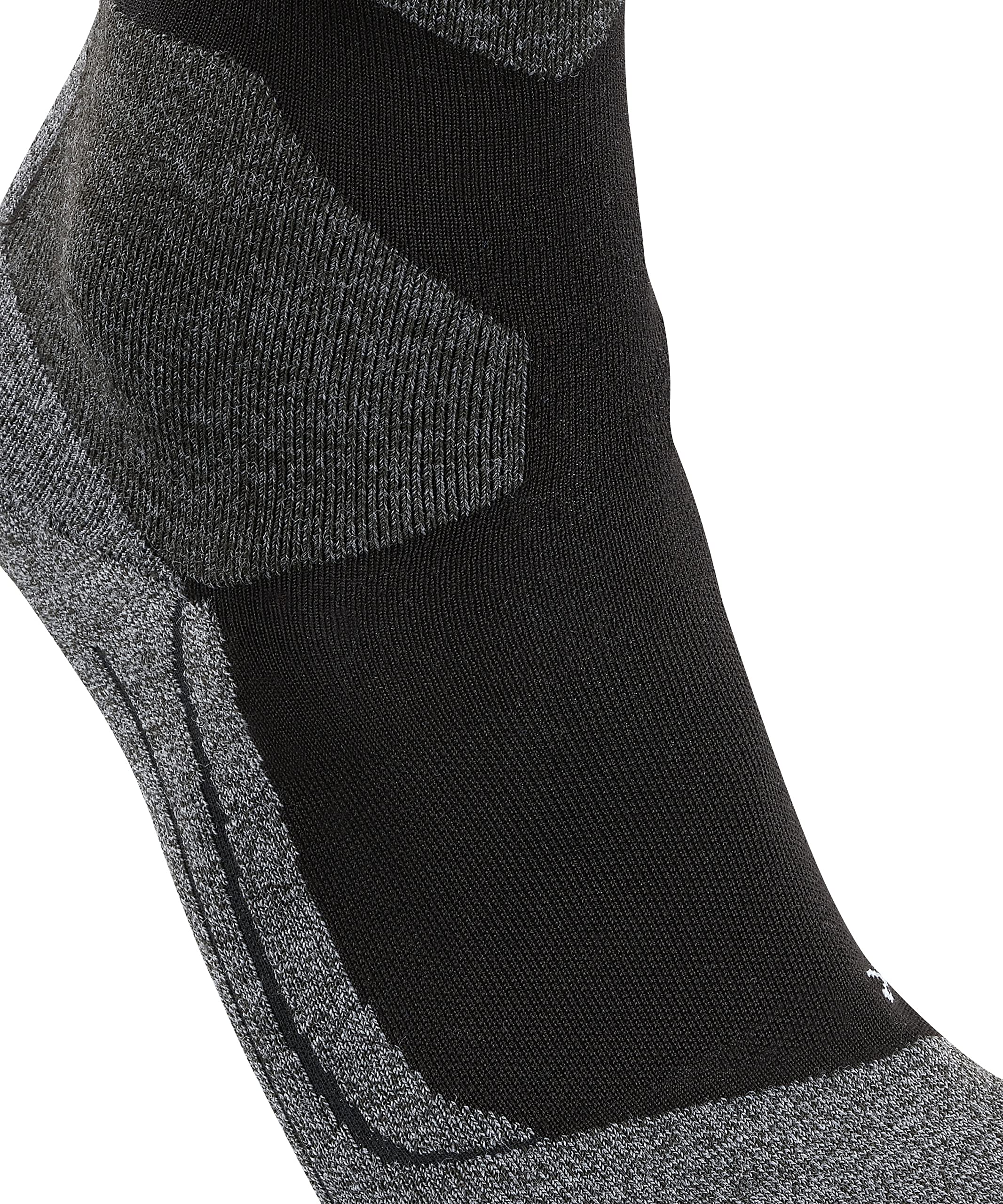 FALKE Hombre SK5 Calcetines de esquí amortiguación Ultraligera Anti ampollas Fina para competición Transpirable Secado rápido regulación del Clima antiolores Seda Hilo Funcional 1 par