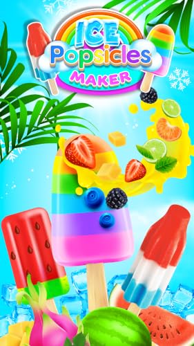 Ice Popsicles Maker - Frozen Ice Popsicle Treats & Desserts for Girls