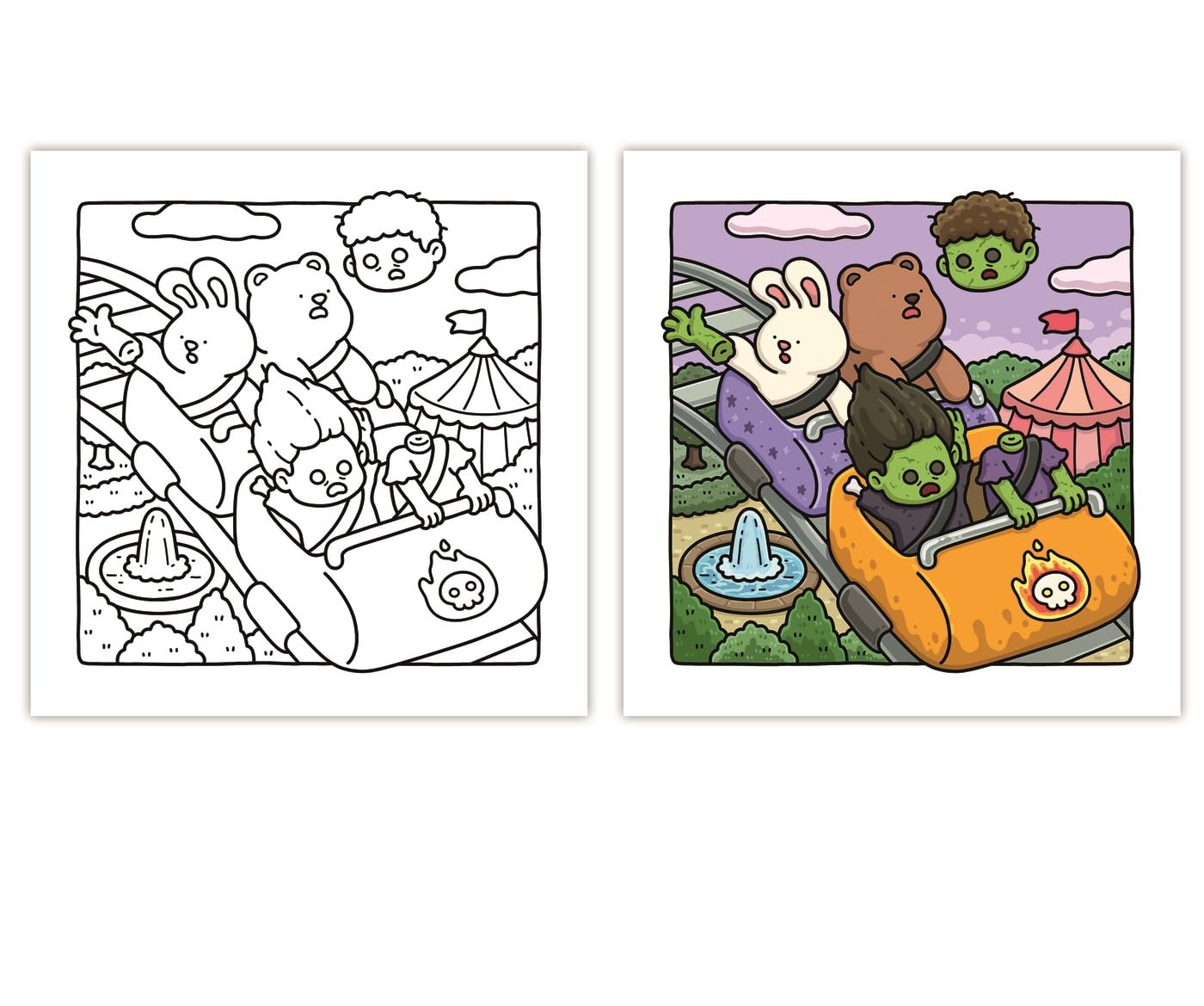 Silly Spooky - Cozy Coloring