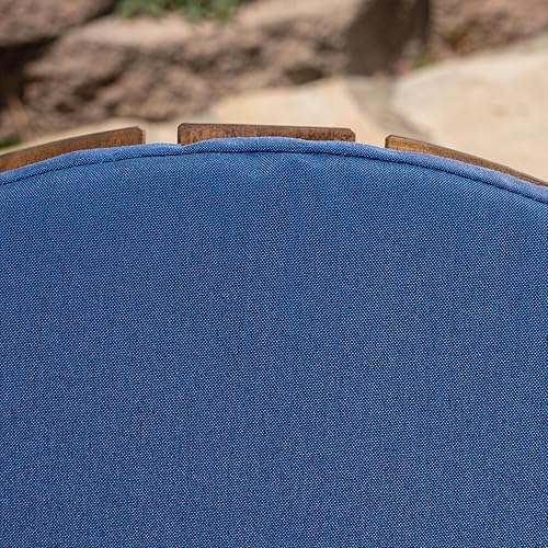 Miniatura 3 de Christopher Knight Home Terry - Cojines para sillas Adirondack resistentes al agua (juego de 2), azul marino, 2 unidades (paquete de 1)