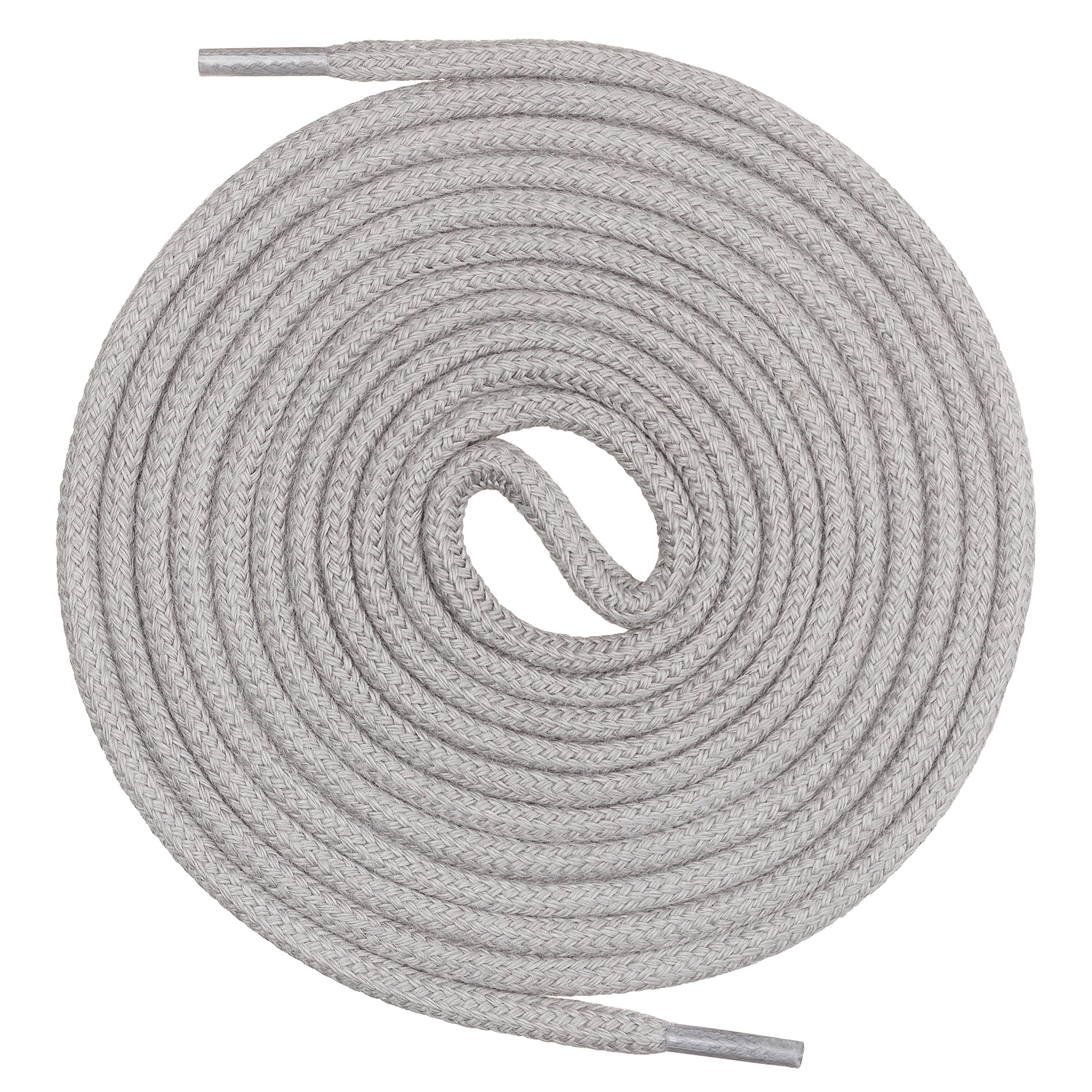 Mount Swiss© Schnürsenkel rund ø 3-4 mm I Sehr reißfeste Premium Schuhbänder aus 100% Baumwolle ideal für Sneaker Sportschuhe Freizeitschuhe Lederschuhe UVM I Shoe-Laces Längen 45-200 cm