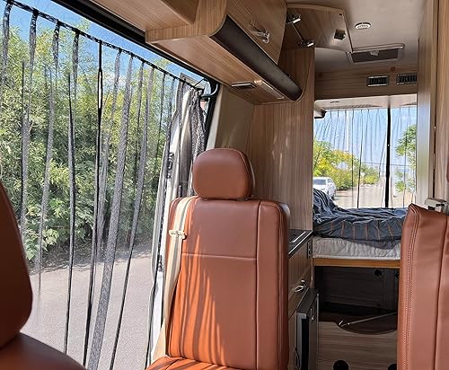 Miniatura 3 de Pantalla magnética para furgonetas de puerta corredera para caravanas Sprinter y otras autocaravanas, fácil de instalar, magnético en los cuatro