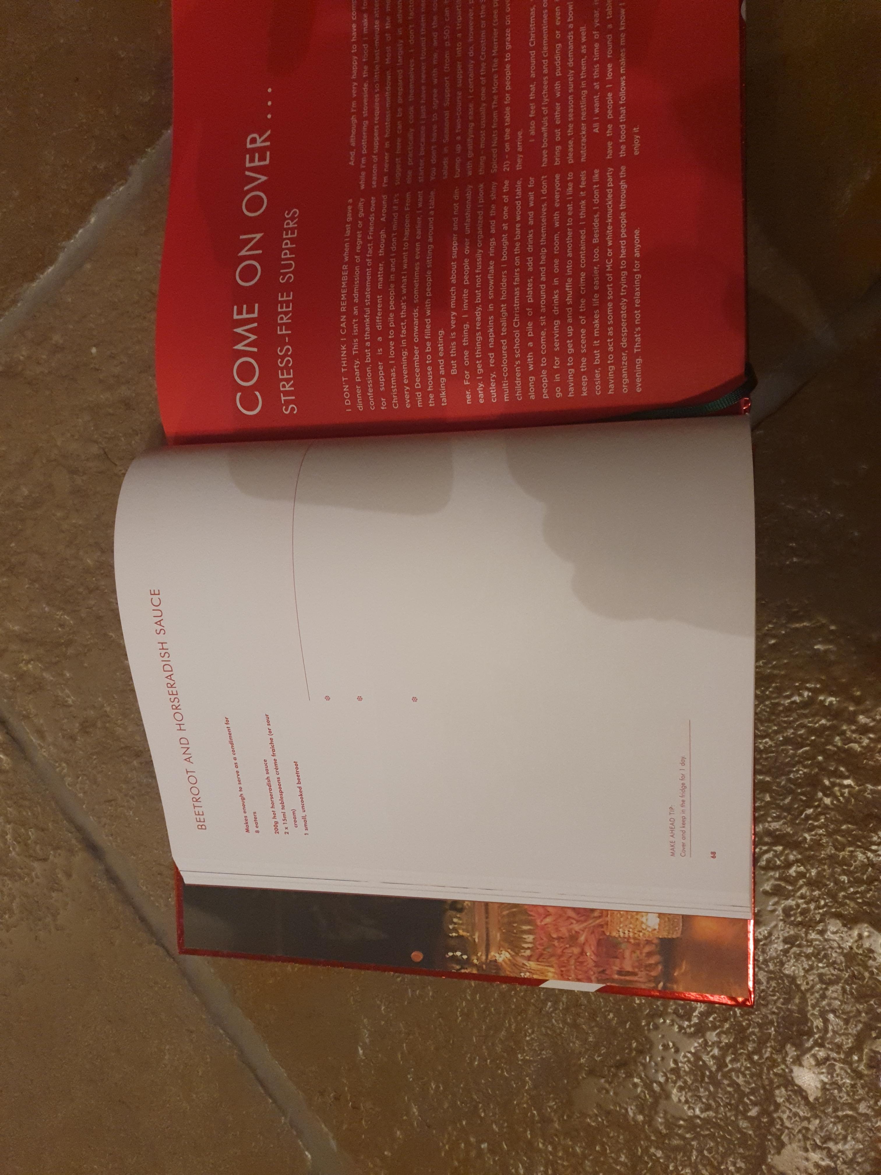 Missing recipe details