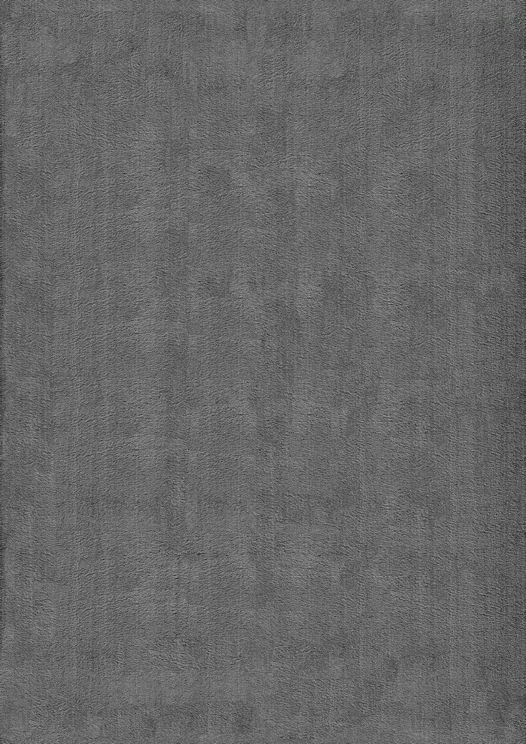 Mia's Teppiche Comfort Moderner Flauschiger Kurzflor Teppich, Anti-Rutsch Unterseite, Waschbar bis 30 Grad, Super Soft, Felloptik, Anthrazit, 300 x 400 cm