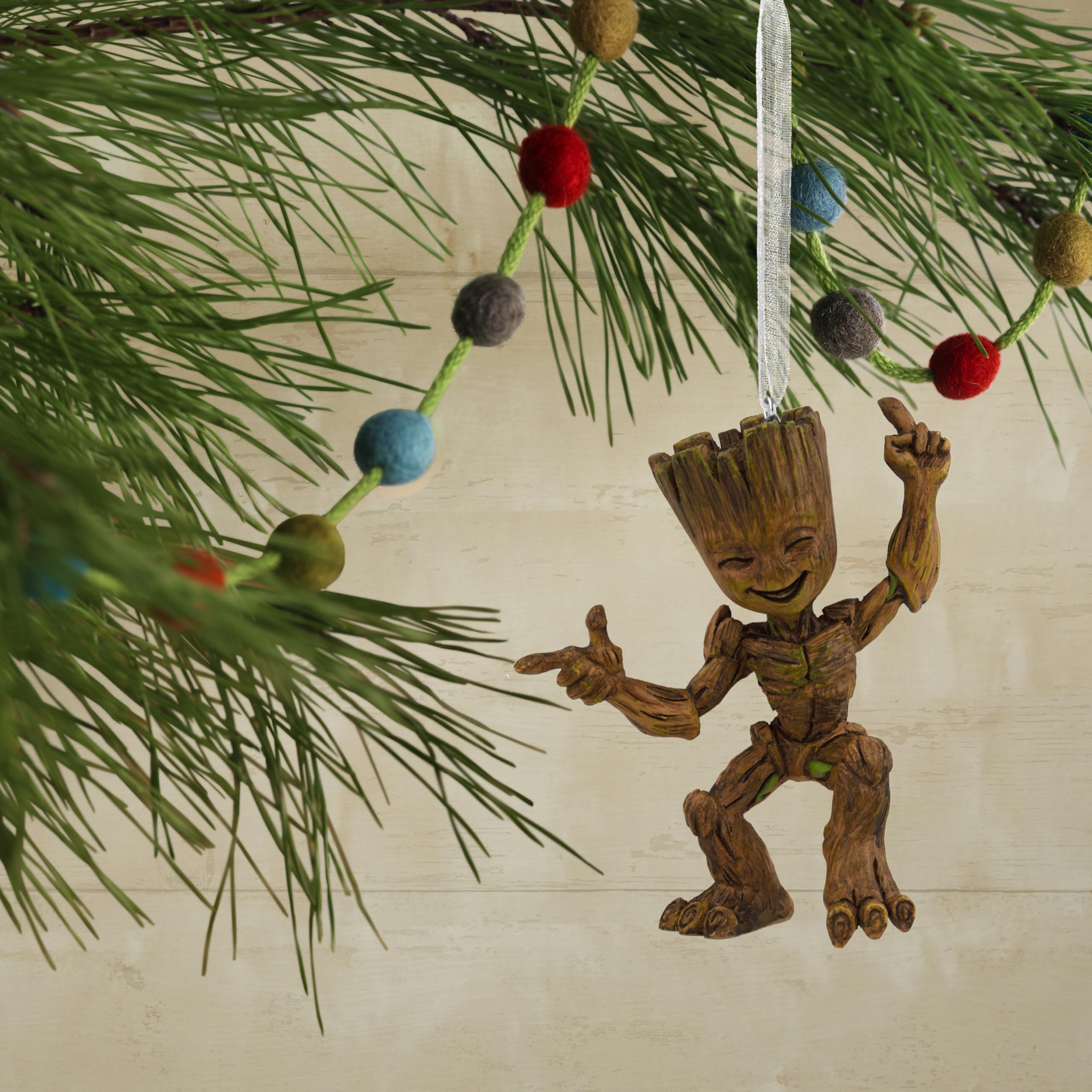 Hallmark Groot Ornament, The Guardians of the Galaxy Tree Decoration, MARVEL Hanging Ornament, Christmas Hanging Ornament - Image 4