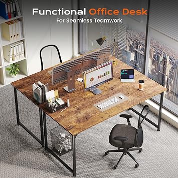 PRAISUN 47 X 24 Inch Computer Desk 53 L Shaped Desk Bundle