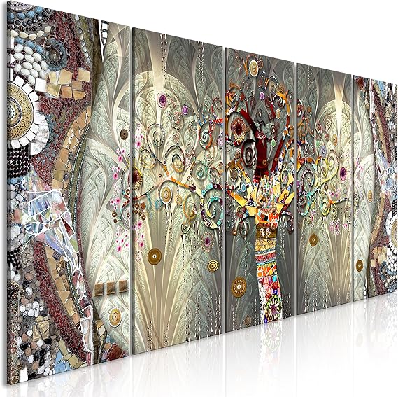 murando Canvas Wall Art Gustav Klimt 225x90 cm/ 89"x36" 5 pieces Non