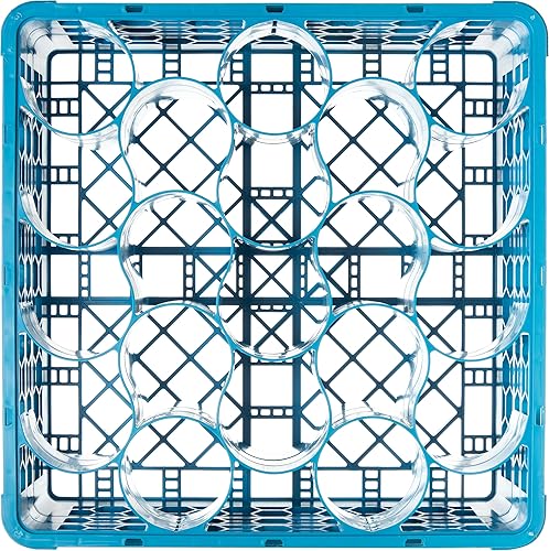 Miniatura 2 de Carlisle FoodService Products RW20-114 OptiClean NeWave Estante de vidrio de polipropileno con 20 compartimentos con 2 extensores, 19-3/4 pulgadas