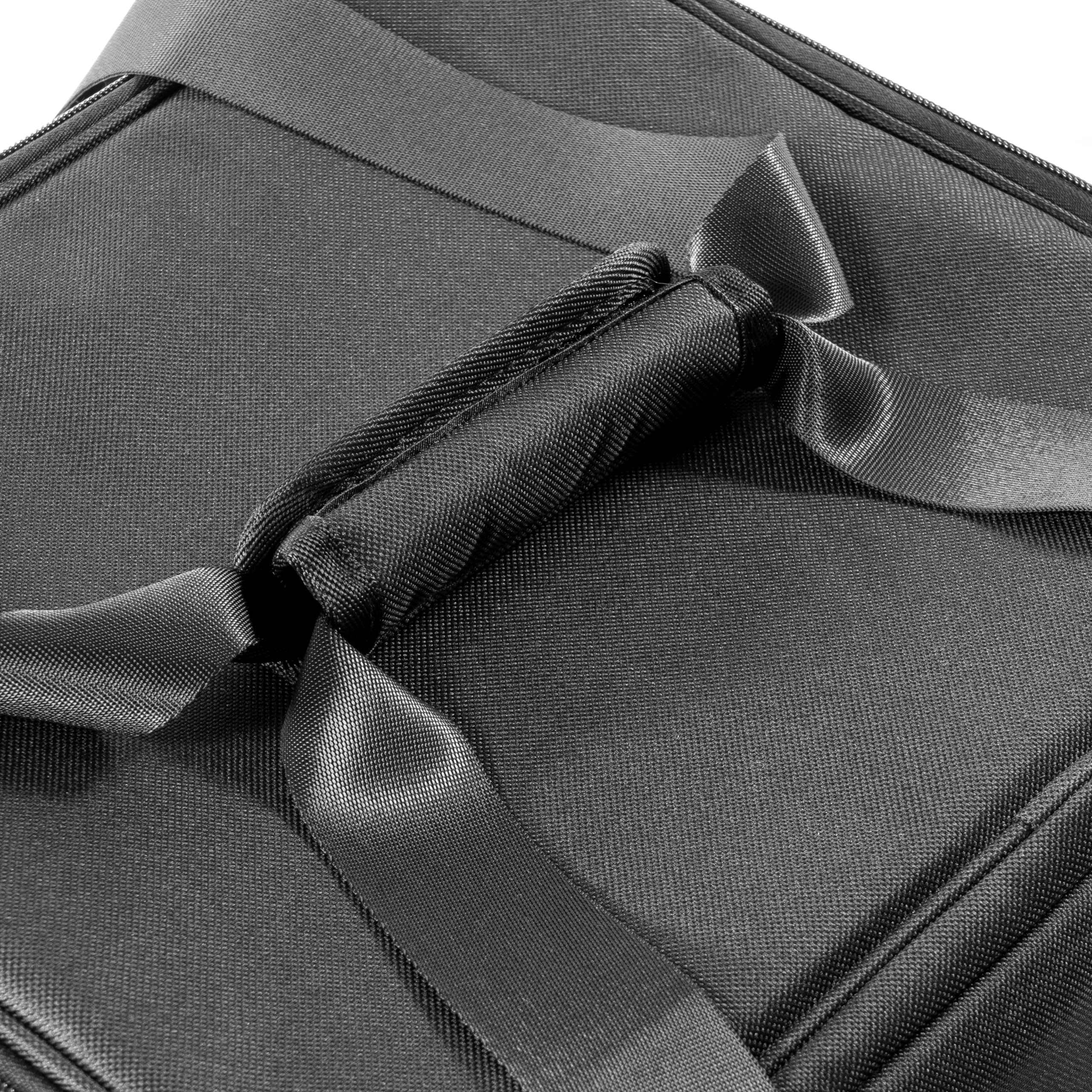 Bolsa de transporte de discos de vinilo para álbumes de 12 pulgadas o LPs, estuche de almacenamiento de viaje con divisores para hasta 60 discos de colección