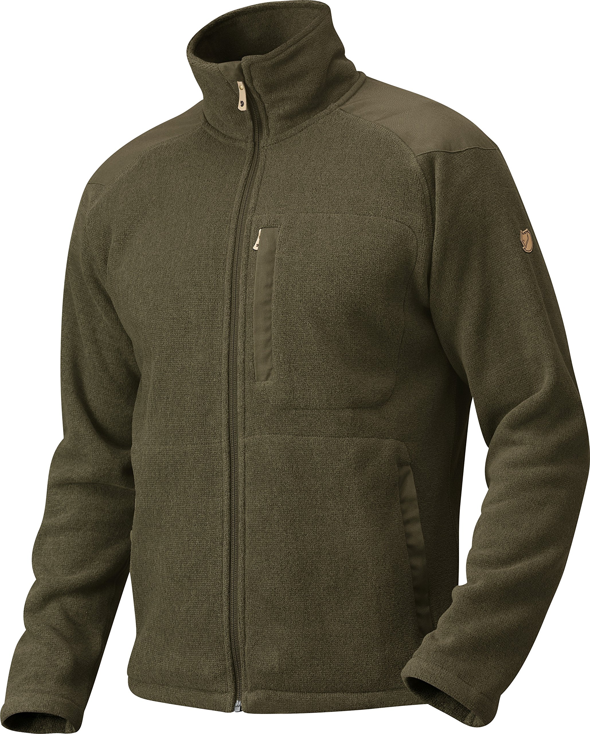 Fjällräven Buck fleece jacket Men, Men, Buck, Dark Olive, XXXL