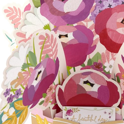 Hallmark Paper Wonder Birthday Pop Up Card for Women (Bouquet of Flowers)