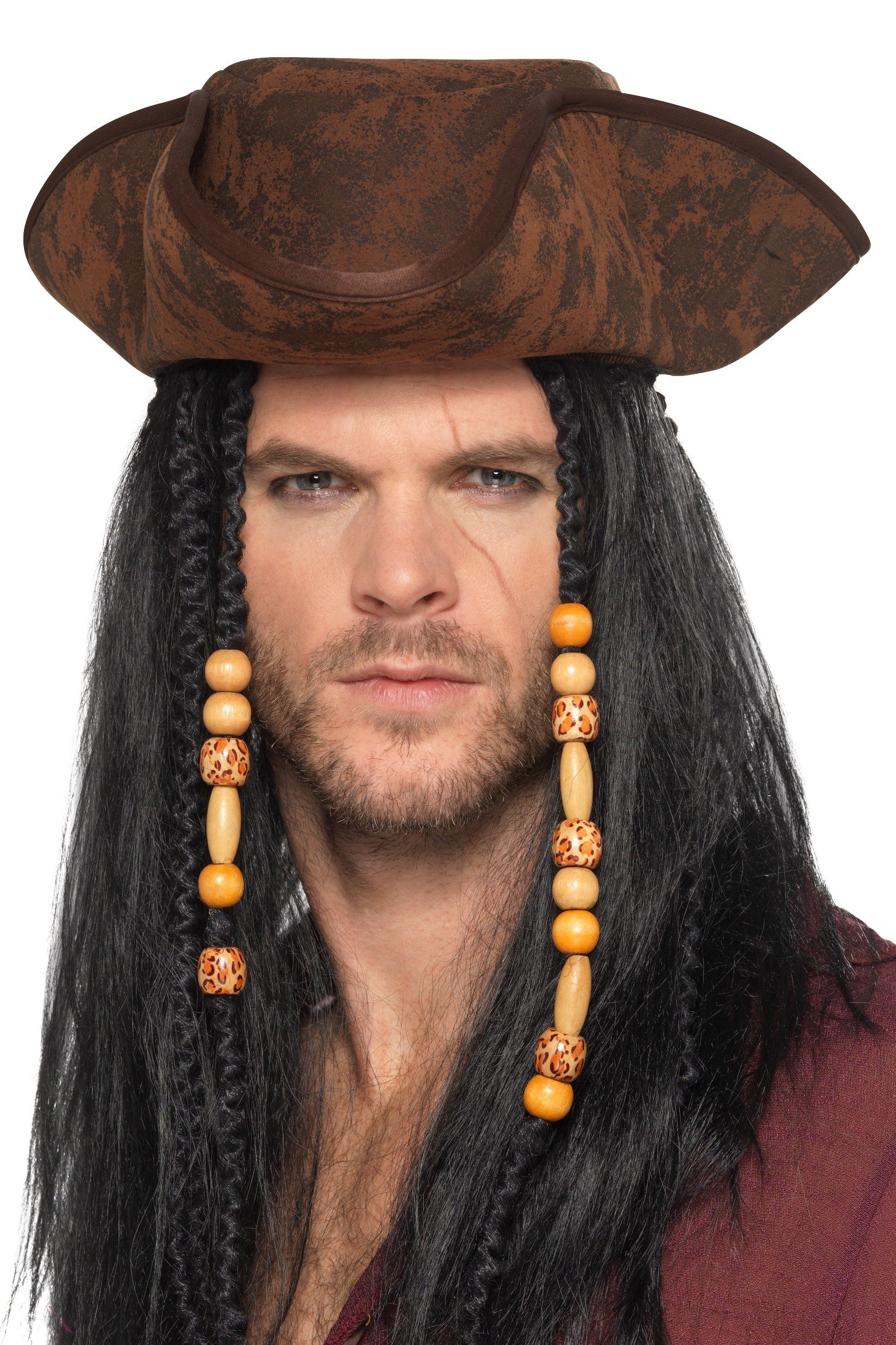 Smiffys Pirate Hat, Brown