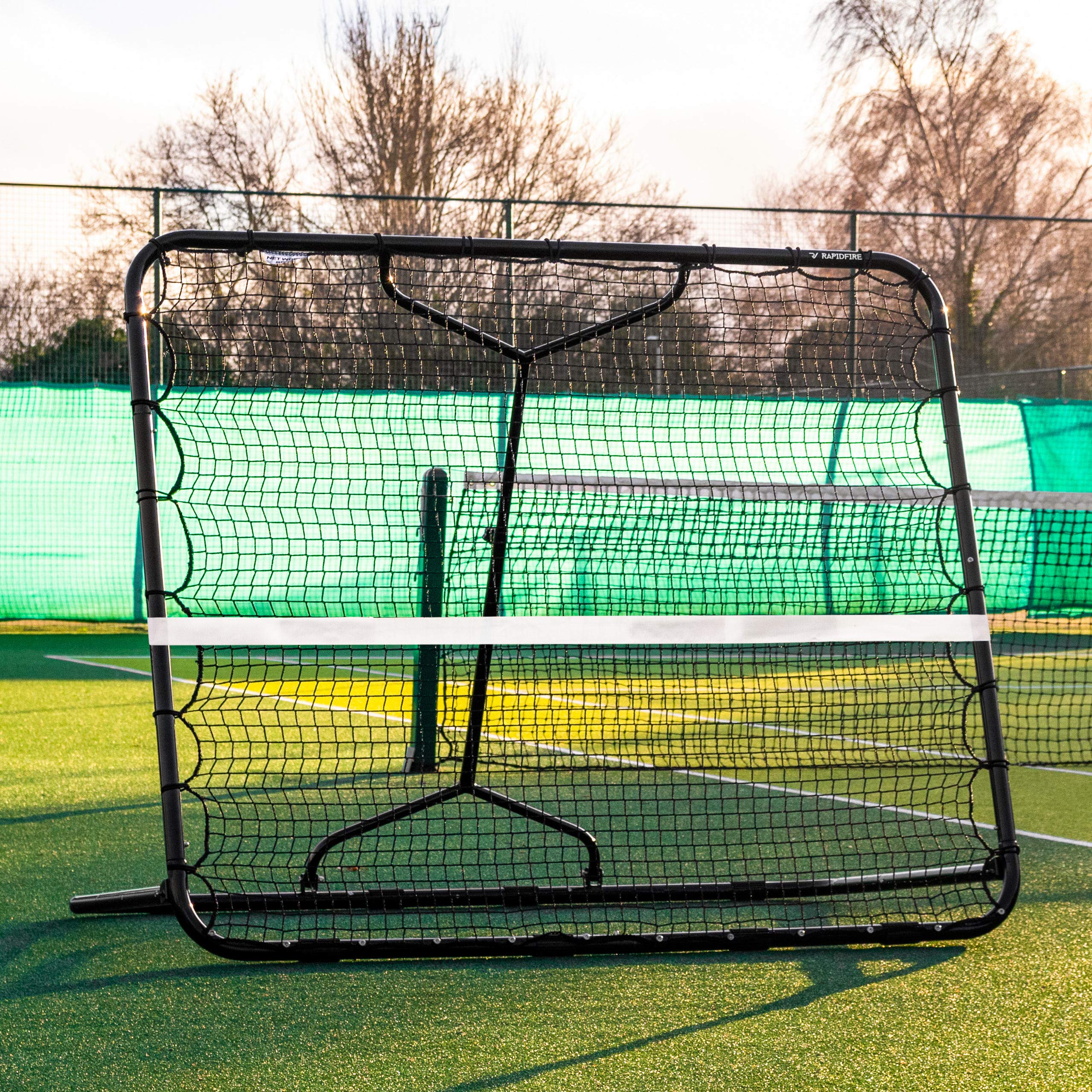 RapidFire Mega Red de Rebote de Tenis | Muro Reboteador para Entrenamientos (Dos Tamaños)