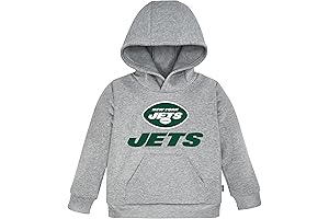 Gerber Baby NFL Team Fleece Hoodie Sweatshirt | Ny Jets Gray Toddler