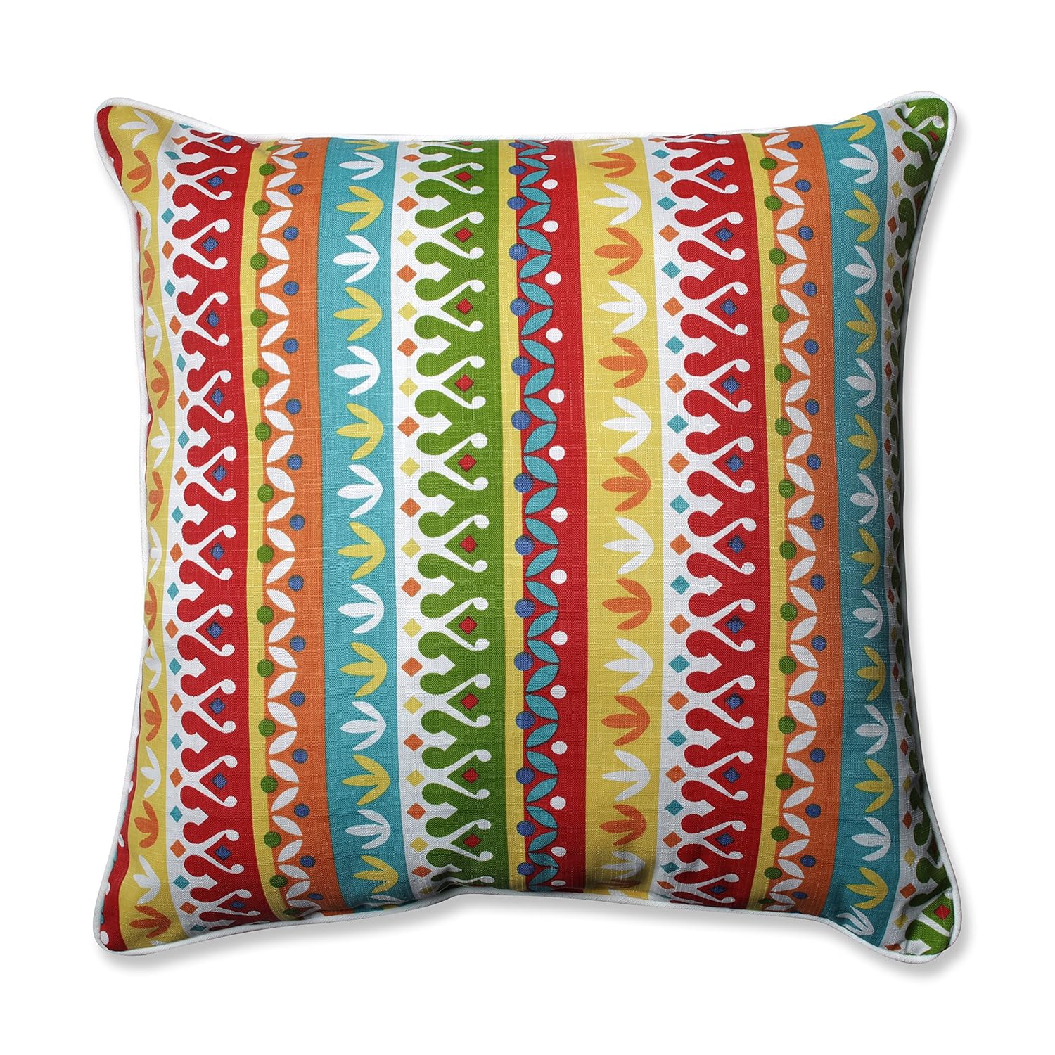 Pillow Perfect Outdoor/Indoor Cotrell Garden Floor Pillow, 25" Amazon