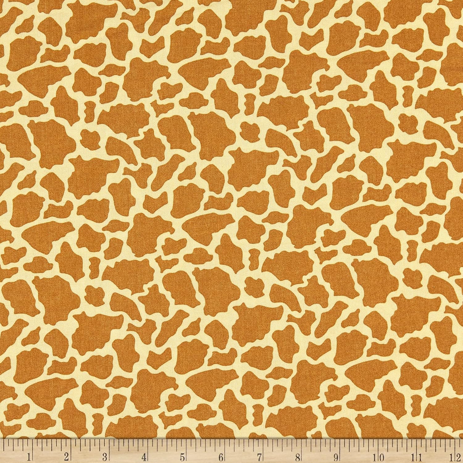 Henry Glass Wild & Free Giraffe Skin Tan, Quilting Fabric by the Yard