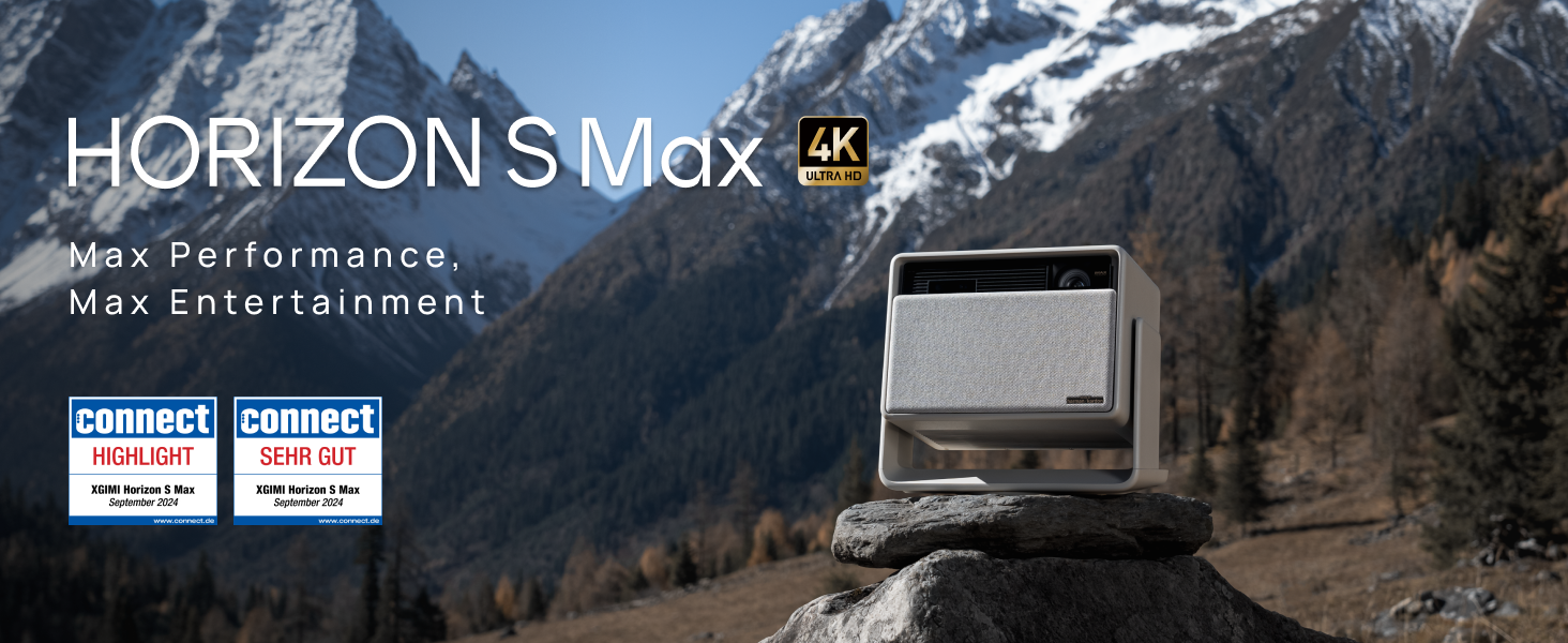Amazon.com: XGIMI Horizon S Max 2024 New 4K Projector, IMAX 