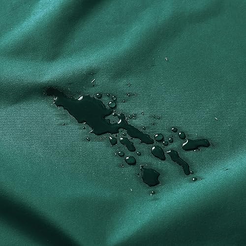 Miniatura 7 de NTBED Funda protectora de colchón impermeable tamaño King con bolsillo profundo de poliéster para cama, sábana bajera de color sólido (80 x 78