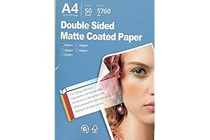 "A4 Photo Paper: Premium Double-Sided Matte Paper for Stunning Prints"