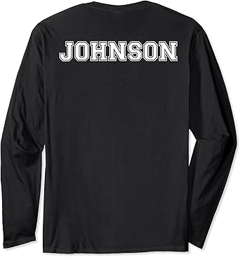 Last name on back of shirt Clearance