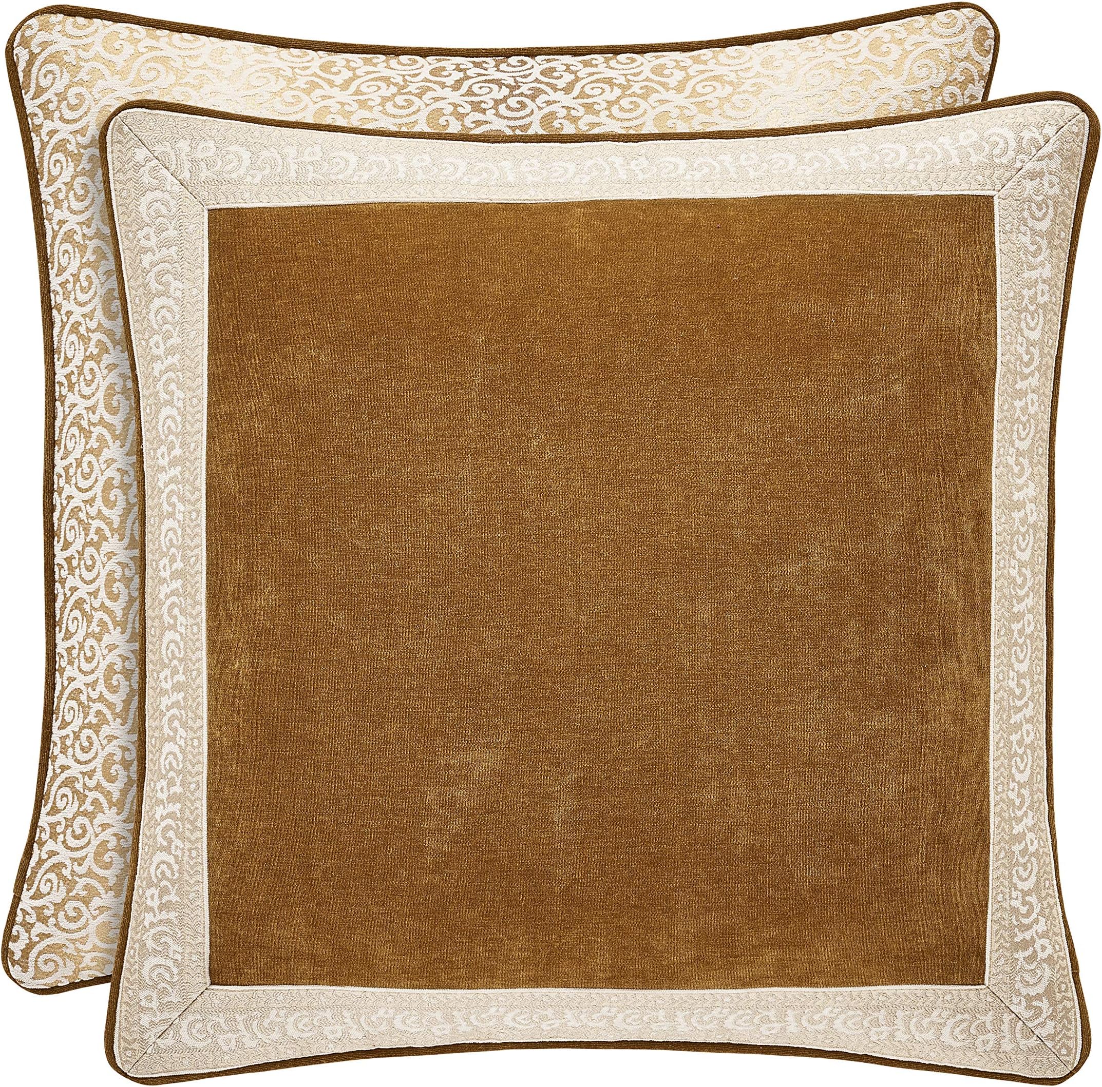 Five Queens Court Giodana Euro Sham, Gold, 26x26