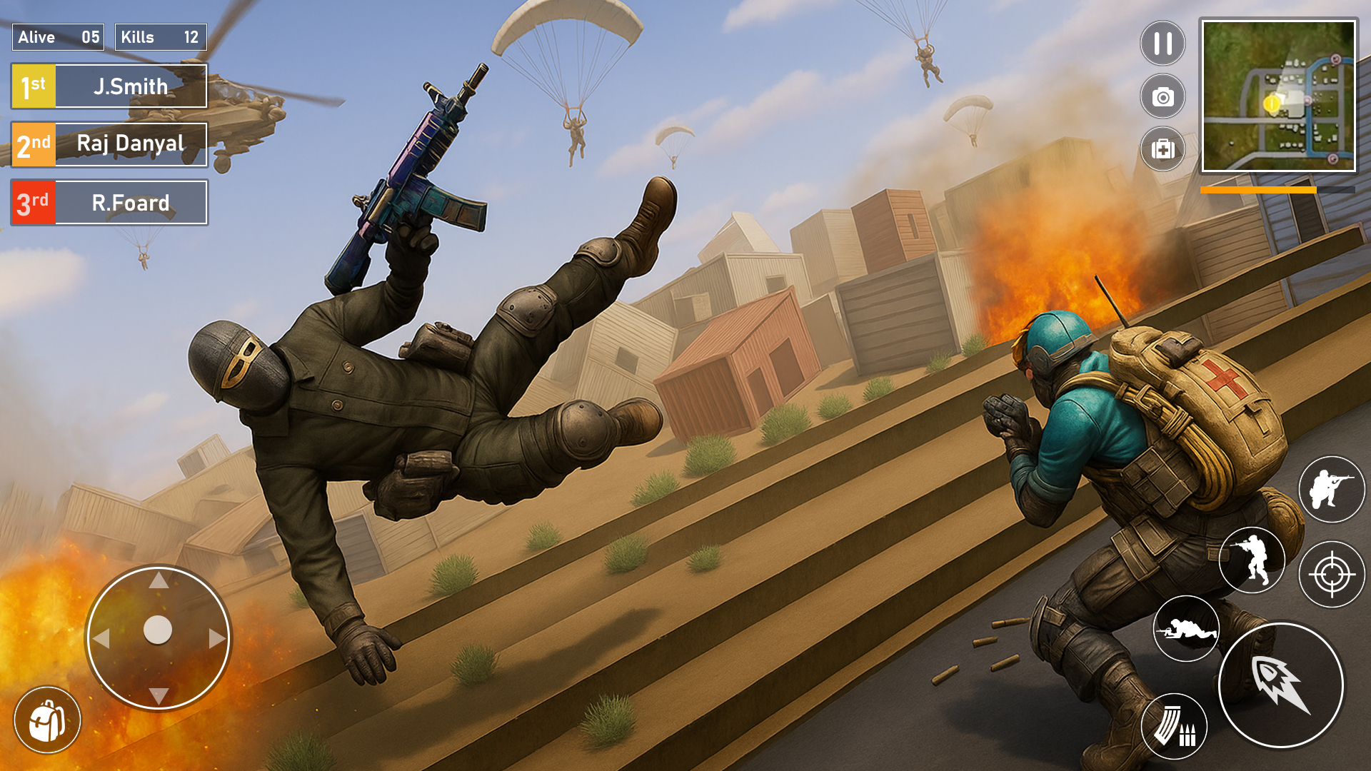 Real Commando FPS Shooting 3D: Call of Gun War, Army Strike Ops & Gun ...