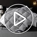 OCEANSLEEP Goose Down Comforter Queen Size - All Season White Fluffy Feather Duvet Insert with Tabs, 780 Fill Power Weight for Luxury Hotel (Queen (U.S. Standard), White/All Season)