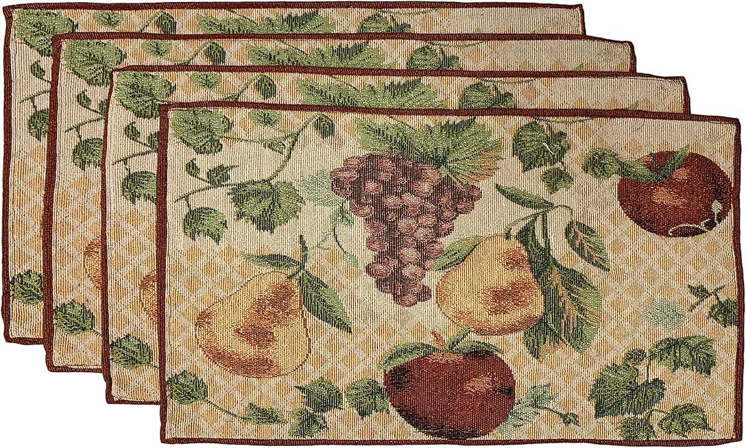fruit placemats