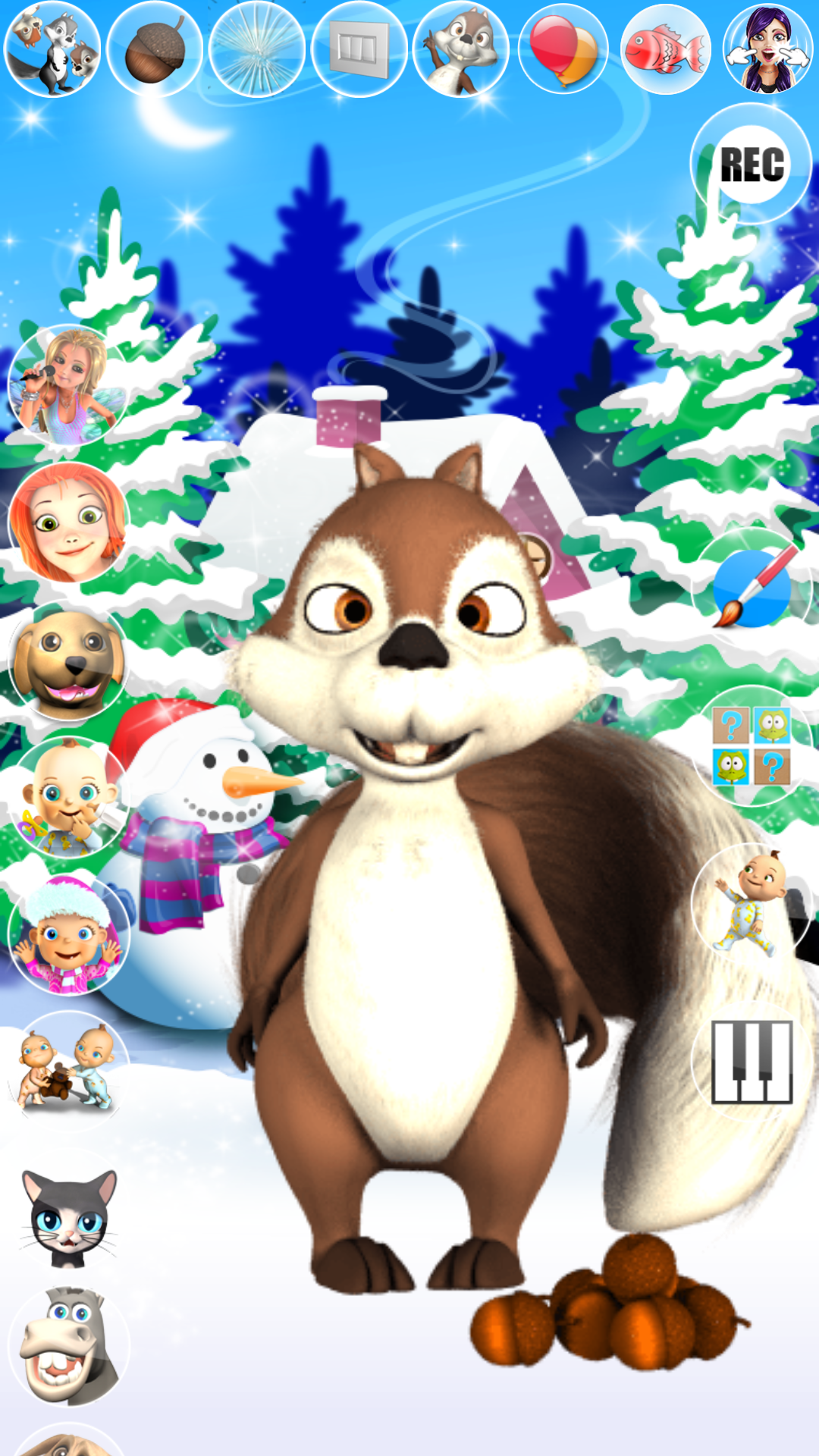 Talking Squirrel Frozen Forest (Free)Amazon.deAppstore for Android