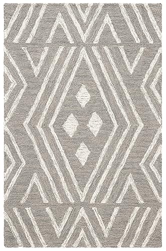 Micro-Loop Collection Accent Rug - 2'6" x 4', Grey &