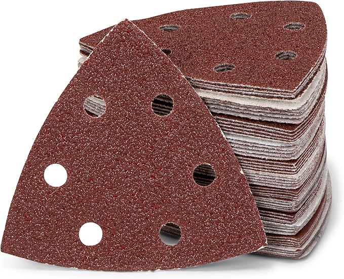 haerd group Delta Sanding Triangles / 6Hole / 93 x 93 x 93 mm / 60