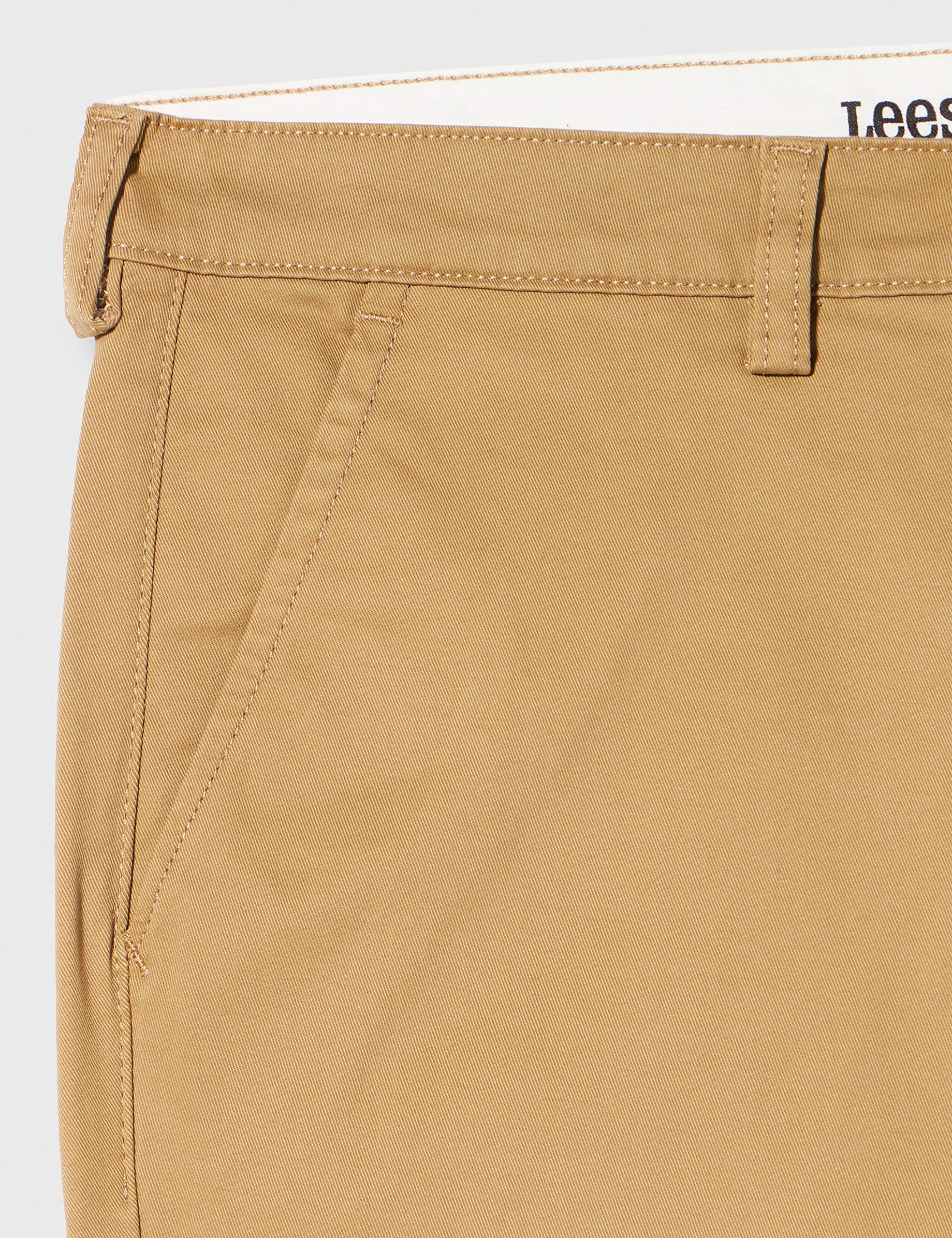 Lee Chino Slim Pantalones, marrón, 30W x 32L para Hombre