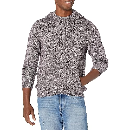Goodthreads Men's Supersoft Marled Pullover Hoodie Sweater