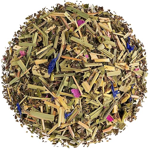 Mezcla de té orgánico de hierba de limón de menta, infusión de menta, menta verde y menta mezclada con regaliz y citronela, té orgánico de menta, té