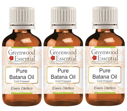 Huile de Batana naturelle laeis oleifera pressée à froid Greenwood Essential soin cheveux 100ml
