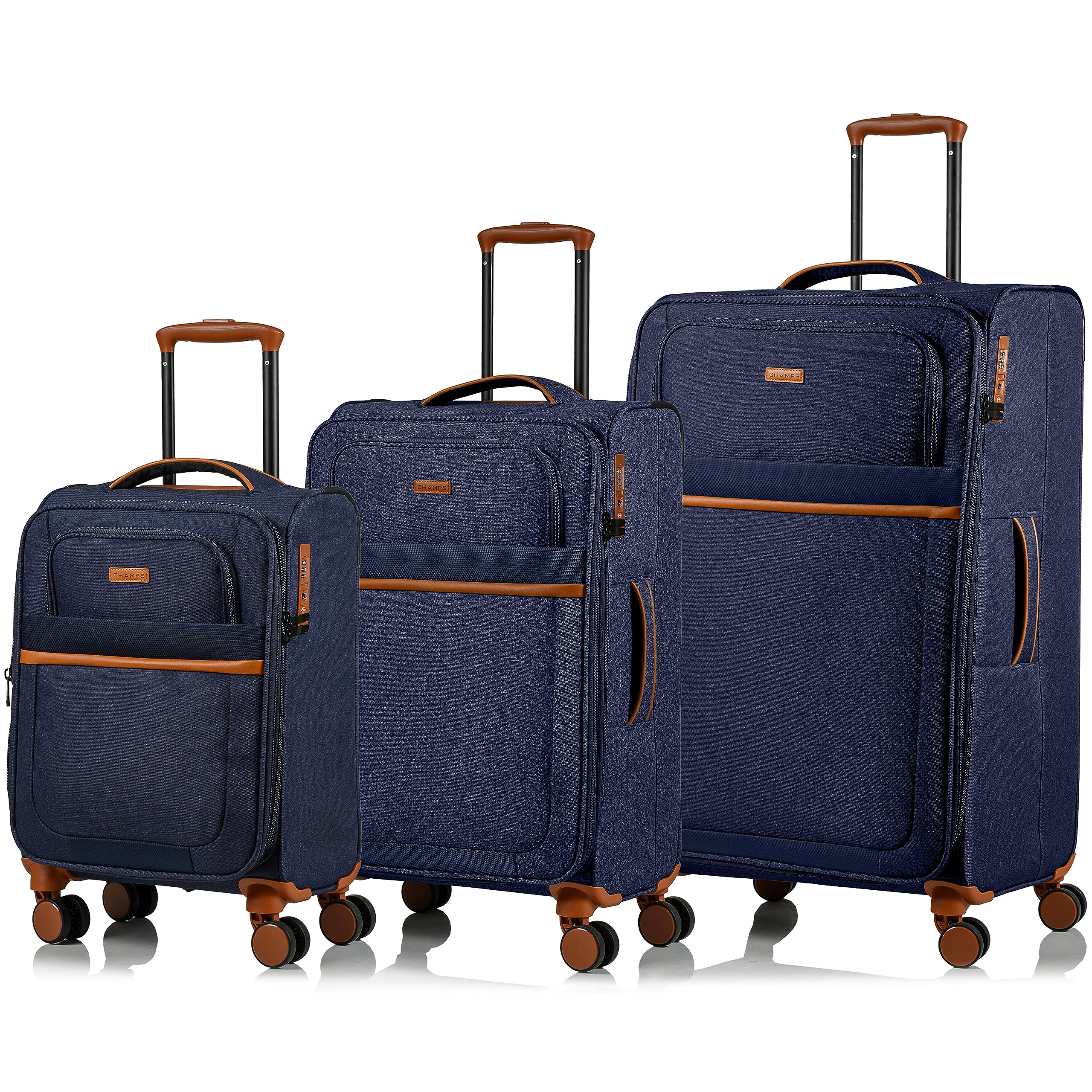 Amazon.com: CHAMPS – 'CLASSIC II COLLECTION' - 3 PIECE SOFTSIDE