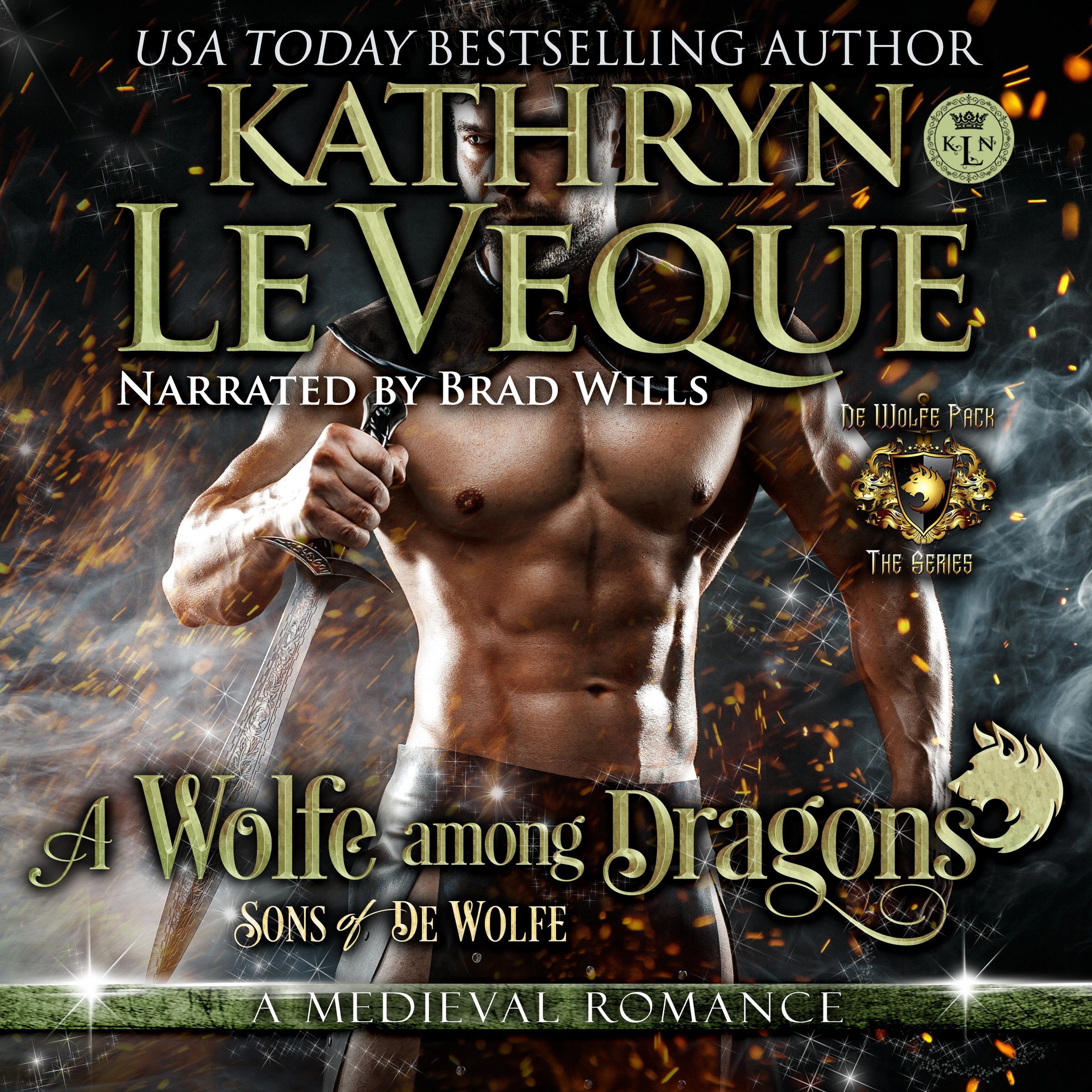 Cover art for A Wolfe Among Dragons