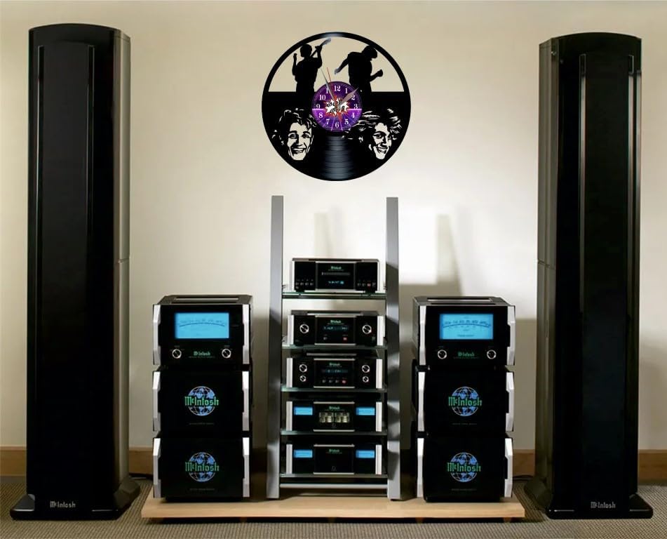 Miniatura 2 de VINY WOODY Duo Pop British Vinyl Record Clock Music Synth Pop Wall Decoration Original Gift